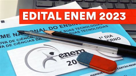 inscrição do enem 2023 edital